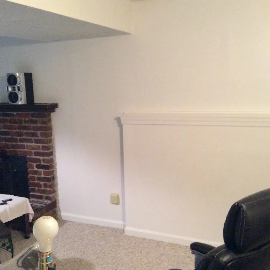 Water damage restoration completed in Hampton basement